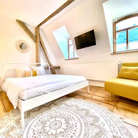 Gemuetliches Studio Im Zentrum Von Hof Mit Designer-Wanne & Self-Check-In