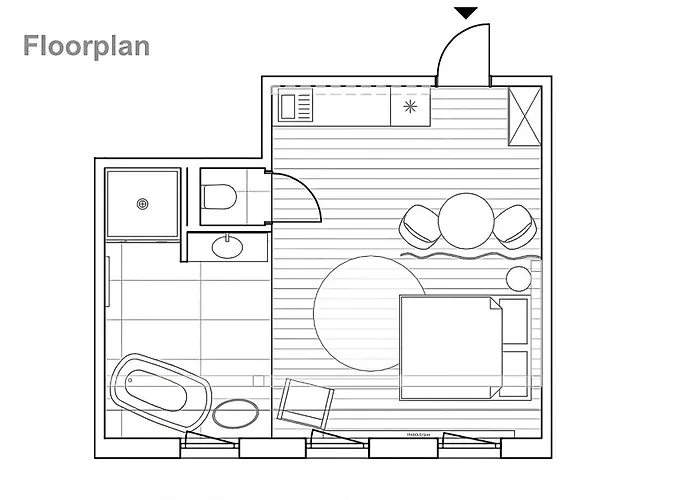 Appartement Gemuetliches Im Zentrum Von Mit Designer-wanne & 24h-check-in