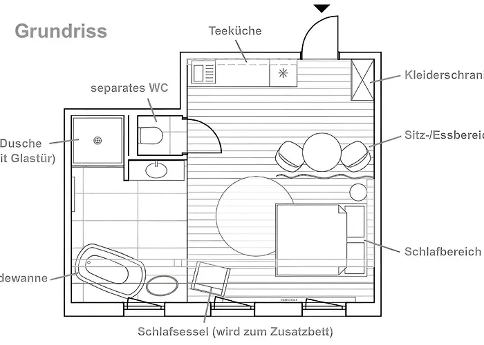 Appartement Gemuetliches Im Zentrum Von Mit Designer-wanne & 24h-check-in *